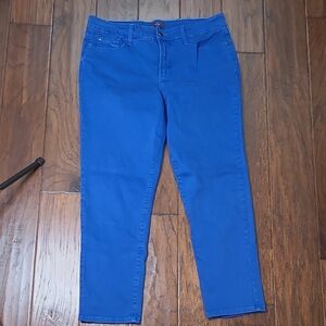 NYDJ Blue Ankle Jeans with Lift Tuck Technology size 12